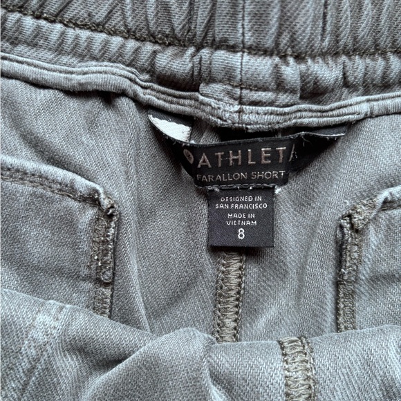 ATHELTA 8 Women's Gray Casual Shorts - Picture 3 of 4